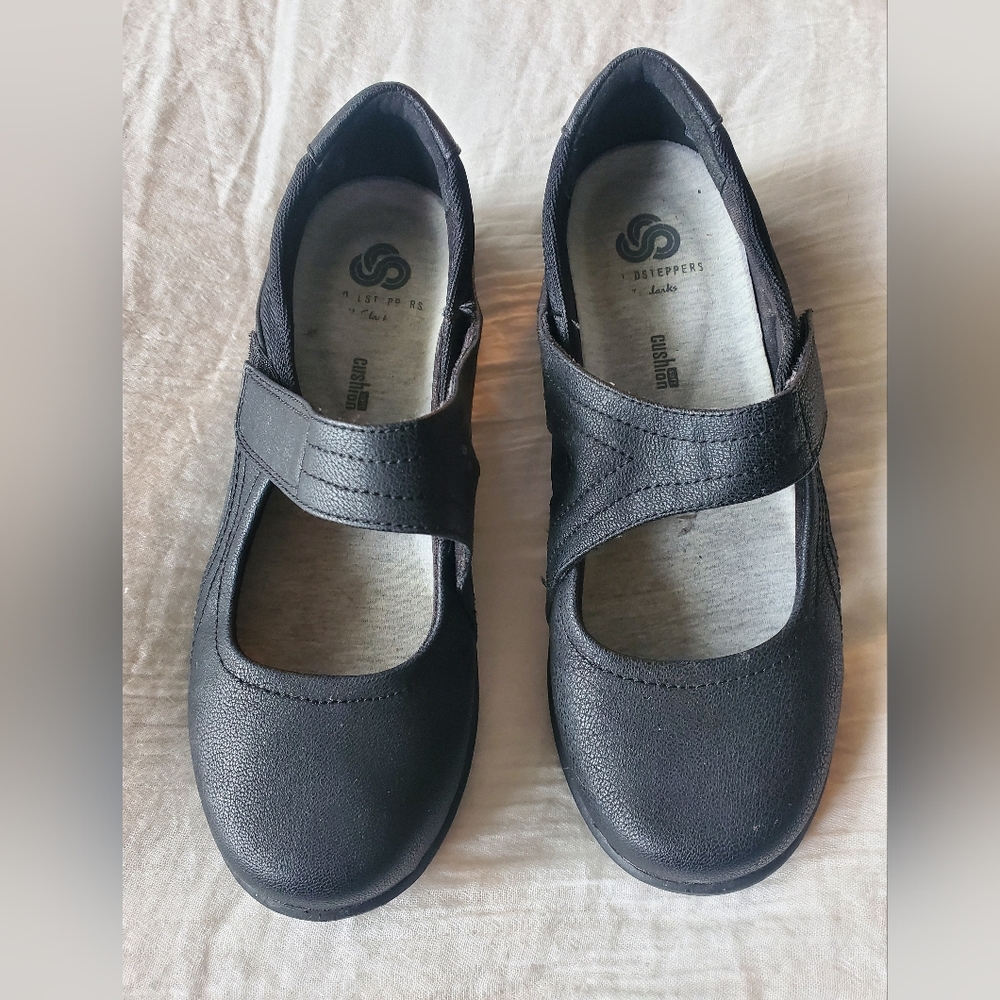Cloudsteppers By Clarks Black Women's Comfortable Shoes Size 6.5